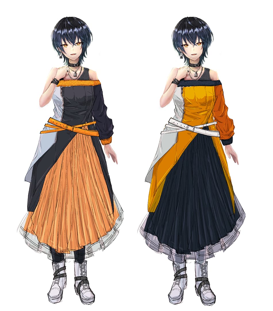 ariake初设服装颜色
